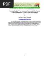 Download Teaching English Word-Formation Processes in EFL Context by Mengi SN39692863 doc pdf