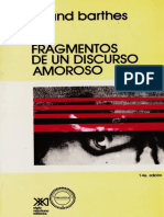 BARTHES R. Fragmentos de Un Discurso Amoroso. 396 PDF