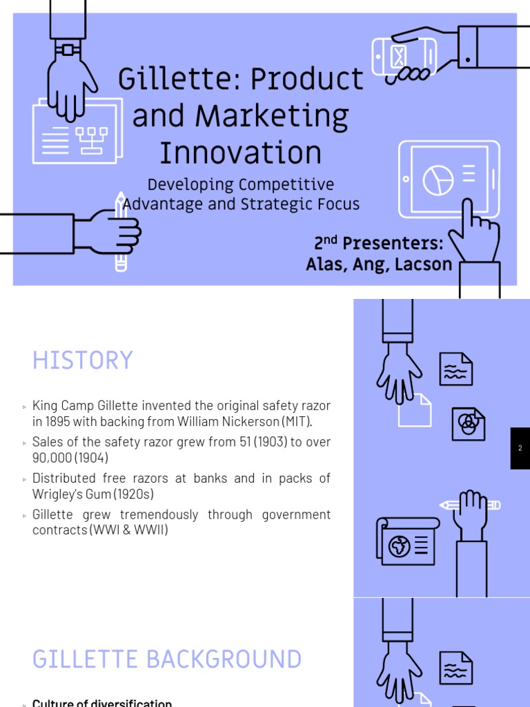 Gillette S Strategic Evolution Pdf Razor Revenue