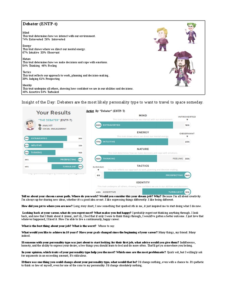 ENTP | PDF | Personality Type | Thought