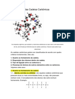 Classificação Das Cadeias Carbônicas