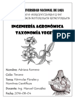 Formulas Florales y Nombres Cientificos PDF