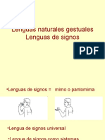 Presentació lenguas naturales gestuales 2010