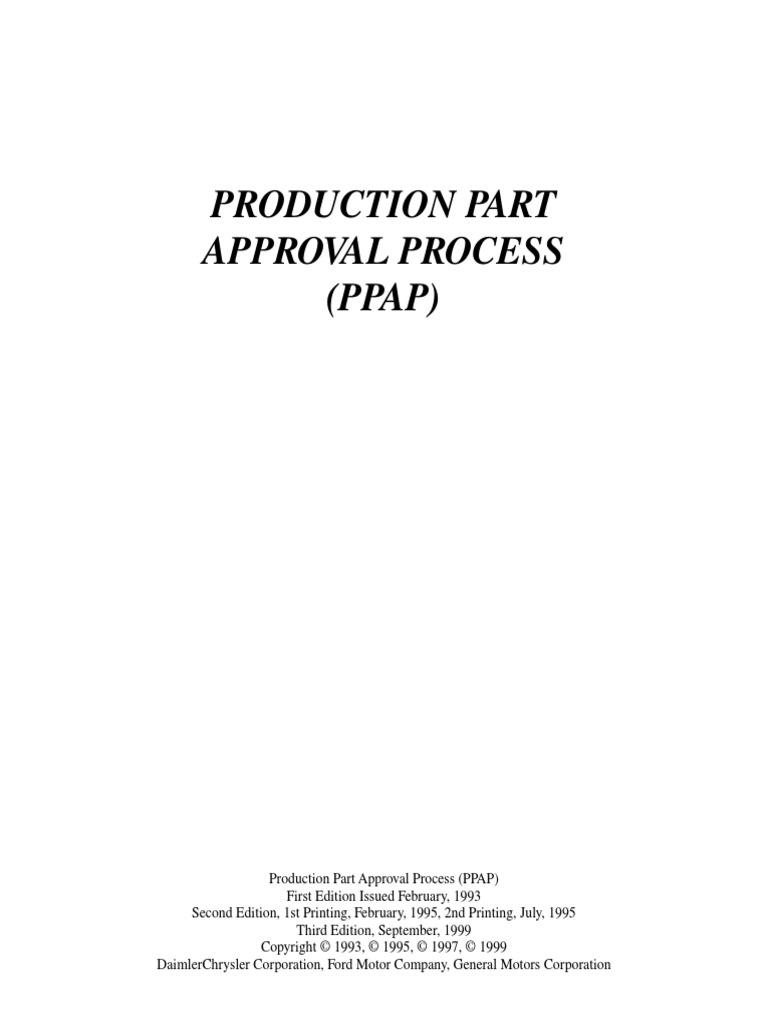 Ppap Manual Aiag – AIAG Automotive Quality Initiatives – DCZCWE