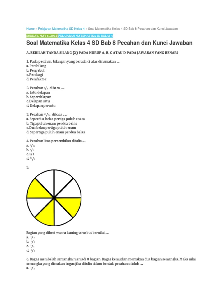 Matematika Kelas 4