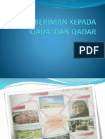 Beriman Kepada Qada' & Qadar