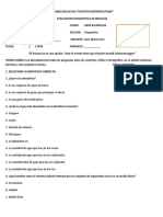 Evaluacion Diagnostica Biologia 2018