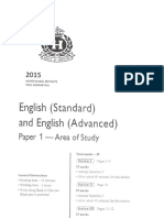 Homebush Boys 2015 English Trial Paper 1