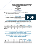 Comparsion of Solutions by New Method In