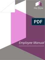 Employee Manual Our Home Policies and Procedures