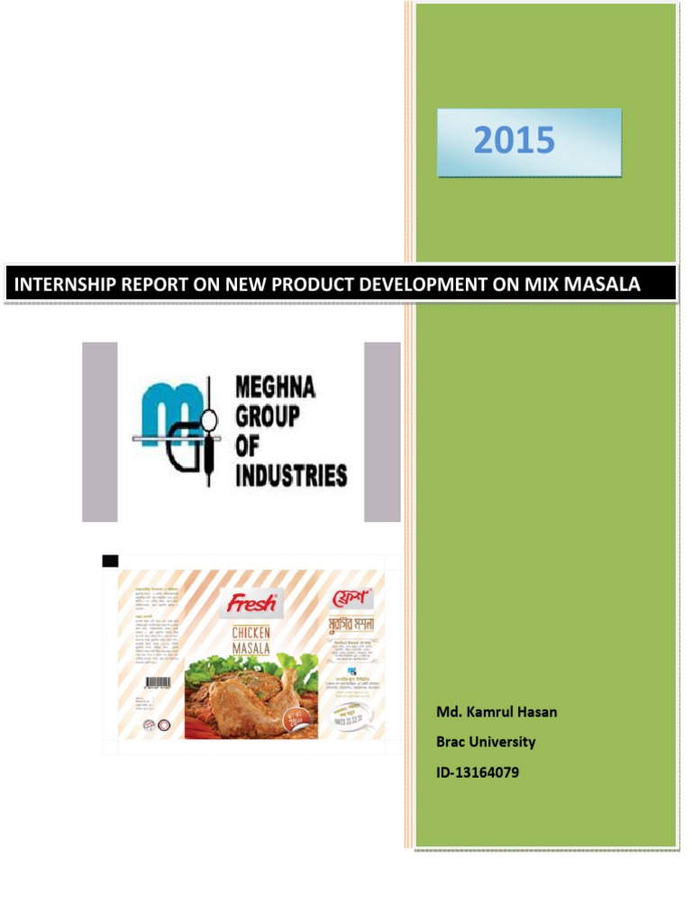 Report On New Product Development | PDF | Curry | Marketing