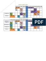 Monday Tuesday Wednesday Thursday Friday: Jadual Waktu 2019