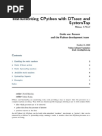 Instrumenting Cpython With Dtrace and Systemtap: Guido Van Rossum and The Python Development Team