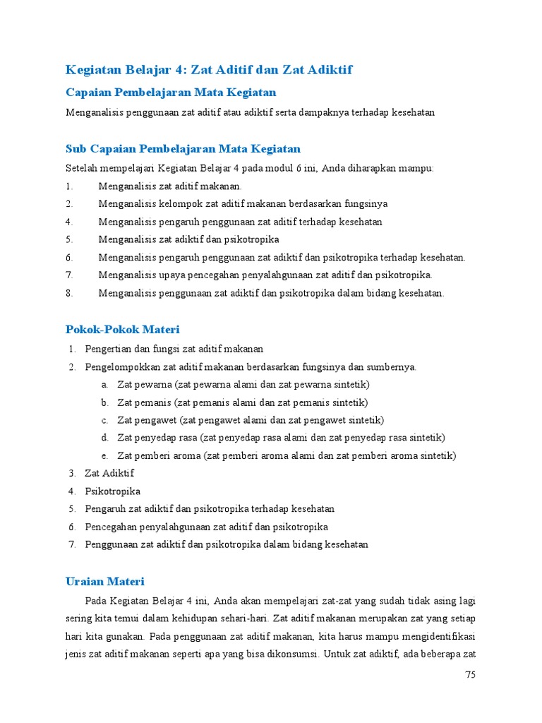 Modul PPG IPA 6 - 4 | PDF | Pengembangan Diri | Kesehatan Holistik