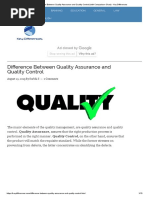 Difference Between Quality Assurance and Quality Control (With Comparison Chart) - Key Differences