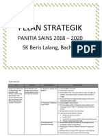 Pelan Strategik Panitia Sains 2018 (Baru)