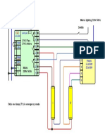 Schema Kit Emergenta HF-P 3-4x18W TLD EII Configuration 4x18