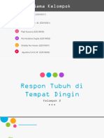 Respon Tubuh Di Tempat Dingin