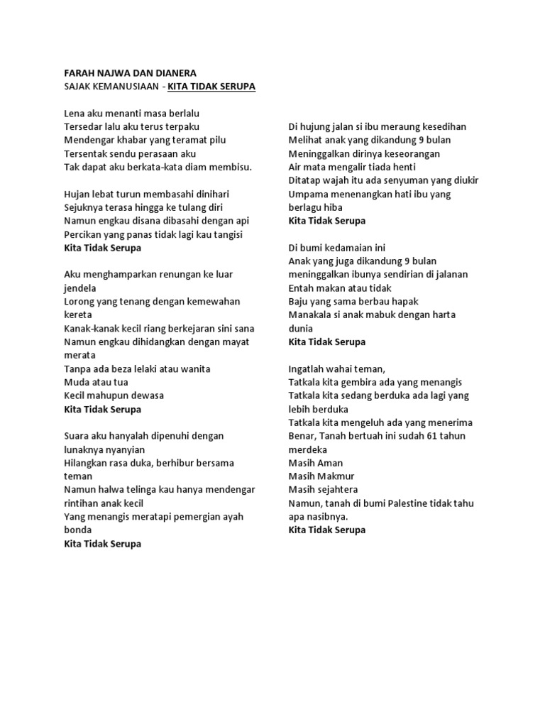 Sajak Kemanusiaan Pdf