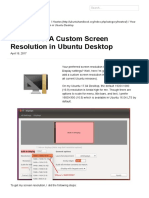 How To Set A Custom Screen Resolution in Ubuntu Desktop - UbuntuHandbook