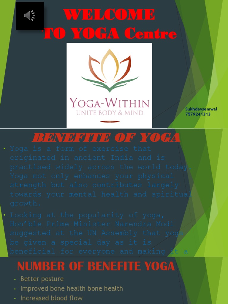 Benefits of Yoga for Health and Wellness | PDF