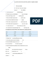 Simple Past Tense