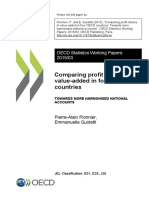 Comparing profit shares in value-added in four OECD countries