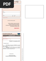 Carta Desligado 