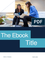 Ebook 4 Template - Blogging