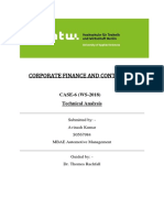 Corporate Finance Technical Analysis