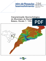 Caracterização Geomorfológica Do Município de Barreiras, Oeste Baiano, Escala 1 100.00.
