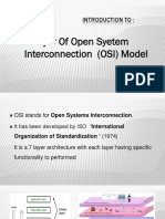 7 Layer of Open Syetem Interconnection (OSI) Model: Introduction To