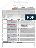 Practice Plans Spring Offense Template 2018 - Day 1 (Example)