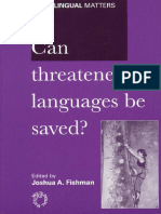 FISHMAN, J - Can Threatened Languages Be Saved PDF