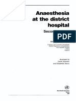 Anaesthesia at The District Hospital, 2nd Ed PDF