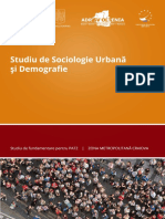 Studiu de Sociologie Urbana Si Demografie