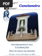 Livro de Cânticos - Coro Senhor dos Aflitos - 2010 - Grupo da Imaculada