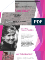 Exposicion Etica - Femicidio