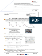 Teste diagnóstico de funções polinomiais