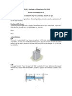 MAE150 Homework #2: Mechanics of Structures Problems