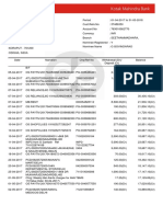 April 2017 To March 2018 Kotak Bank Statement