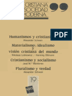 AA - Vv.-Fe Cristiana y Sociedad Moderna - SM-1988