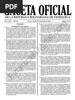 Gaceta Oficial 41554 Sumario