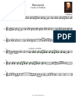 Barcarola Offenbach Flauta Dulce PDF
