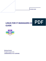 Linux for It Managers Course Guide