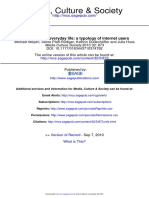 Typology of Internet Users Meyen PDF