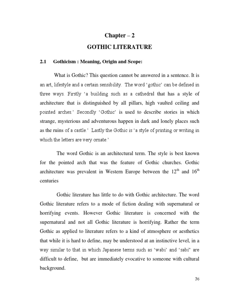 Gothic Literature Exploring the Origins, Elements, and Themes of the