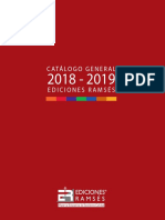 Catalogo de Productos 2018 2019