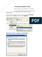 Como Habilitar Los Macros en Microsoft Excel PDF