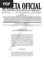 Gaceta Oficial Extraordinaria 6423